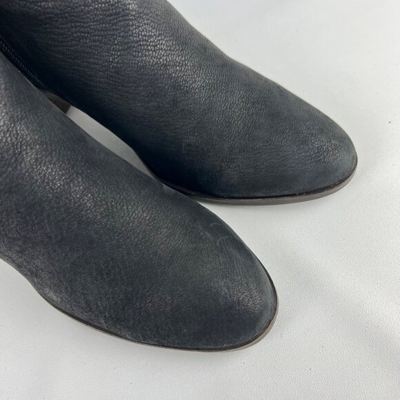 Lucky Brand Womens Pincah 2 Ankle Boots Black Leather Studded Trim size 10M - Picture 8 of 15